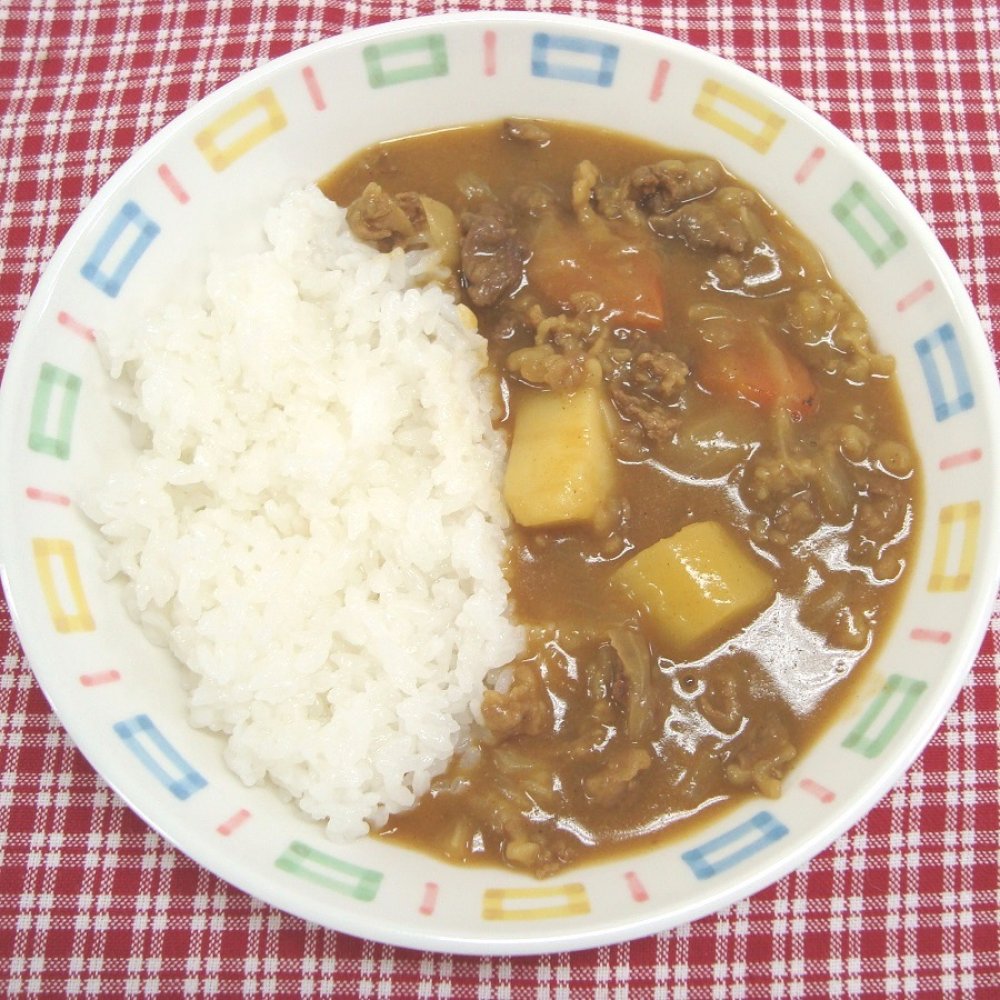 豆ペースト入りカレー